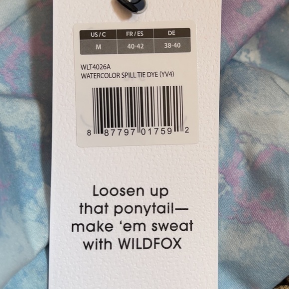 Wild fox Sweats, Size M, Pink and Blue tie dye - Picture 4 of 15